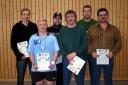 Die Sieger der Klasse Herren C beim 2. Kreisranglistenturnier der Erwachsenen in der Saison 2004/2005 in Ebern.