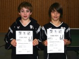 Die Sieger der Jungen beim 1. Kreisranglistenturnier der Schüler B in der Saison 2008/2009 in Ebern.