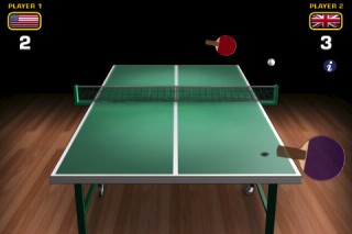 Handygame / Handyspiel – World Cup Ping Pong Lite für iPhone oder iPod touch