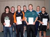 Die Sieger der Klasse Herren A/B bei den Kreismeisterschaften der Erwachsenen in der Saison 2009/2010 in Knetzgau.