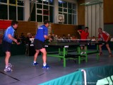 Doppel-Partner bei Tischtennisshow in Hassfurt